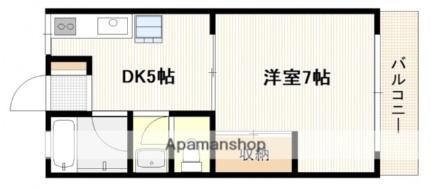 シトラス比治山本町（旧　翠マンション） 401｜広島県広島市南区比治山本町(賃貸マンション1DK・4階・26.28㎡)の写真 その2