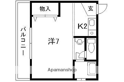 上原ビル 301｜広島県広島市東区牛田新町３丁目(賃貸マンション1K・3階・21.51㎡)の写真 その2