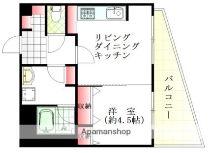 ＶＩＴＡ89 403｜広島県広島市南区出汐１丁目(賃貸マンション1LDK・4階・38.86㎡)の写真 その2