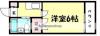 ロイヤル東雲6階2.8万円