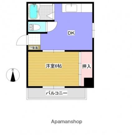 ＳＫビル河原町 302｜広島県広島市中区河原町(賃貸マンション1DK・3階・28.98㎡)の写真 その2