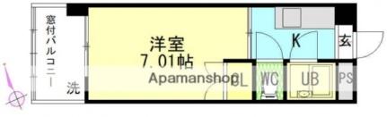 第3柴田ビル 403｜広島県広島市南区東雲２丁目(賃貸マンション1K・4階・19.00㎡)の写真 その2