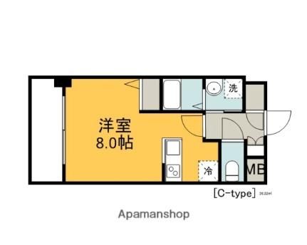 ｈｉｔｏｔｏ広島ナレッジスクエア 238｜広島県広島市中区東千田町１丁目(賃貸マンション1R・2階・25.90㎡)の写真 その2