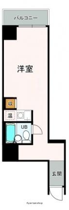 チュリス新八丁堀 405｜広島県広島市中区八丁堀(賃貸マンション1R・4階・21.65㎡)の写真 その2