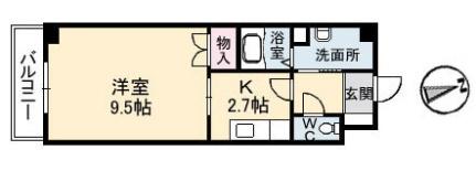 クレール光が丘 0502｜広島県広島市東区光が丘(賃貸マンション1K・5階・31.35㎡)の写真 その2
