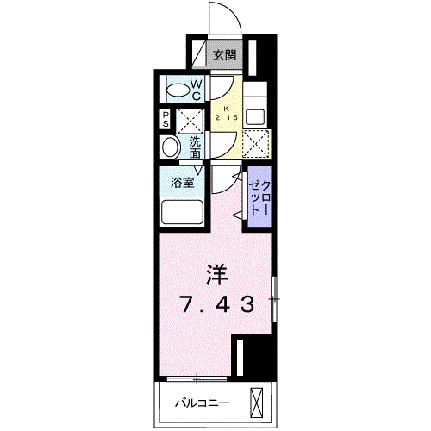 プラーサート　南観音 901｜広島県広島市西区南観音４丁目(賃貸マンション1K・9階・26.08㎡)の写真 その2