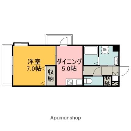 ロアール南竹屋 504｜広島県広島市中区南竹屋町(賃貸マンション1DK・5階・29.89㎡)の写真 その2