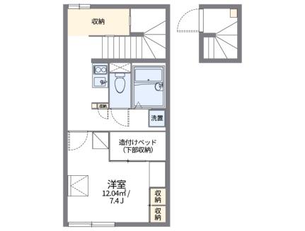 レオパレスロータスヒルズ1番館 203｜山口県岩国市南岩国町２丁目(賃貸アパート1K・2階・28.15㎡)の写真 その2