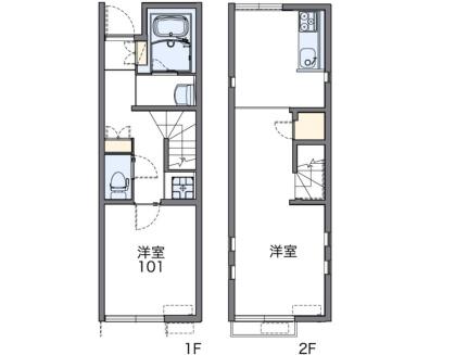 レオネクストアドニス 108 ｜ 山口県岩国市由宇町北６丁目（賃貸アパート1LDK・1階・46.94㎡） その2