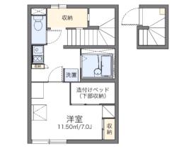 レオパレス荻町 204 ｜ 山口県山口市荻町（賃貸アパート1K・2階・26.08㎡） その2