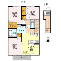 アビイ・ロード  ｜ 山口県山口市大内御堀５丁目（賃貸アパート3LDK・2階・69.45㎡） その2