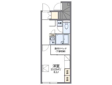 レオパレス凛 106｜徳島県板野郡藍住町東中富字長江傍示(賃貸アパート1K・1階・23.61㎡)の写真 その2