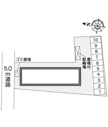 レオパレス桐ノ水 206｜徳島県徳島市鮎喰町１丁目(賃貸アパート1K・2階・23.18㎡)の写真 その19