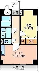 Ｐｅａｃｅ　Ｈｏｕｓｅ　ＭIII 501｜香川県高松市上天神町(賃貸マンション1LDK・5階・43.10㎡)の写真 その2