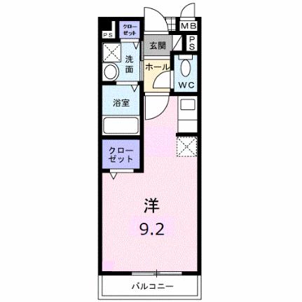 カーサ木太II 203｜香川県高松市木太町(賃貸アパート1R・2階・25.25㎡)の写真 その2