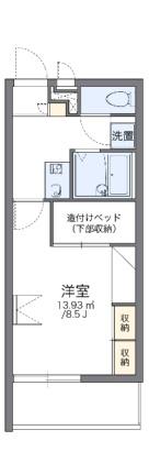 レオパレスグルーデテンポ 308｜香川県高松市福岡町２丁目(賃貸マンション1K・3階・23.18㎡)の写真 その2