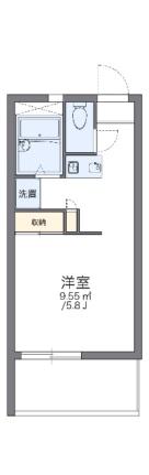 レオパレス栗林 110 ｜ 香川県高松市栗林町３丁目（賃貸マンション1K・1階・20.28㎡） その2