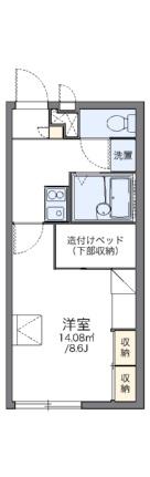 レオパレスエスペーロ・Ｉ 203｜香川県高松市勅使町(賃貸アパート1K・2階・23.18㎡)の写真 その2