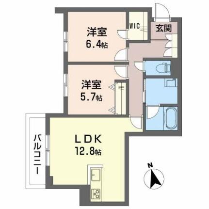 サングラリオ 203｜香川県高松市伏石町(賃貸マンション2LDK・2階・65.08㎡)の写真 その2