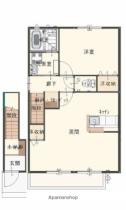 ジョイフレンド　Ａ・Ｂ・Ｃ棟 A202 ｜ 香川県高松市岡本町（賃貸アパート1LDK・2階・48.43㎡） その2