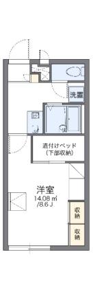 レオパレスアセイタール 104｜香川県高松市郷東町(賃貸アパート1K・1階・23.18㎡)の写真 その2