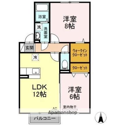 香川県高松市屋島西町(賃貸アパート2LDK・2階・59.28㎡)の写真 その2