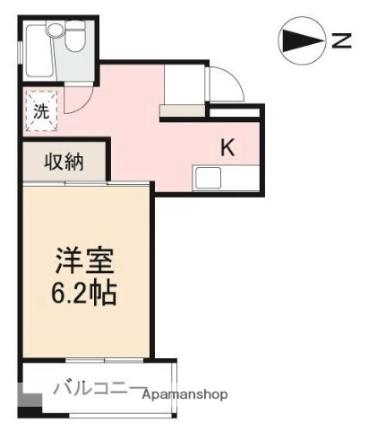 香川県高松市藤塚町１丁目(賃貸マンション1K・3階・23.31㎡)の写真 その2