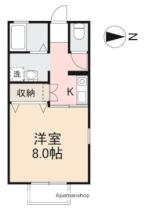 香川県高松市林町（賃貸アパート1K・1階・26.93㎡） その2