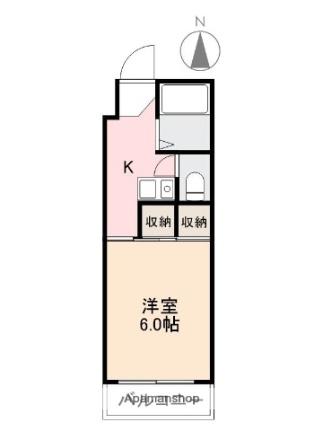 香川県高松市木太町(賃貸マンション1K・3階・22.80㎡)の写真 その2