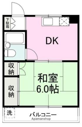 香川県高松市香西東町(賃貸マンション1DK・1階・25.65㎡)の写真 その2