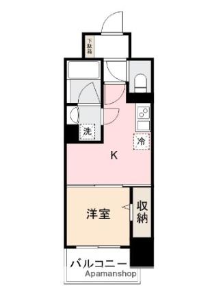 香川県高松市南新町(賃貸マンション1DK・10階・28.01㎡)の写真 その2