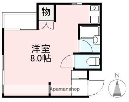 パルコ扇 303｜香川県高松市扇町３丁目(賃貸マンション1R・3階・21.66㎡)の写真 その2