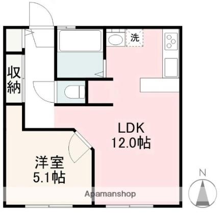 エイト屋島 B203 ｜ 香川県高松市屋島西町（賃貸アパート1LDK・2階・43.29㎡） その2