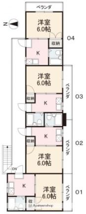 コート東ハゼII 204｜香川県高松市東ハゼ町(賃貸マンション1K・2階・19.00㎡)の写真 その2