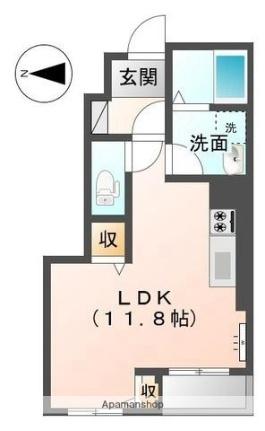 リンバ 101｜香川県高松市高松町(賃貸アパート1R・1階・32.72㎡)の写真 その2