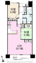 ロイヤルガーデン松縄レインボー通り1403号 1403 ｜ 香川県高松市松縄町（賃貸マンション2LDK・14階・70.15㎡） その2