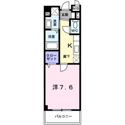 エスティガーデン 102｜香川県高松市仏生山町甲(賃貸マンション1K・1階・27.66㎡)の写真 その2