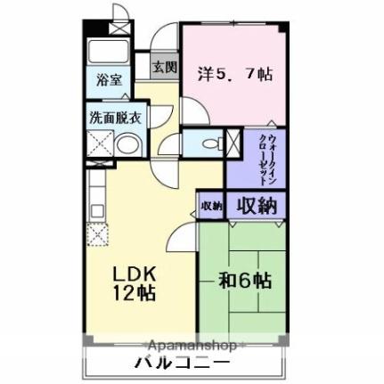 ＣＯＭＦＯＲＴ　ＭＡＮＳＩＯＮ 303｜香川県高松市上天神町(賃貸マンション2LDK・3階・57.02㎡)の写真 その2