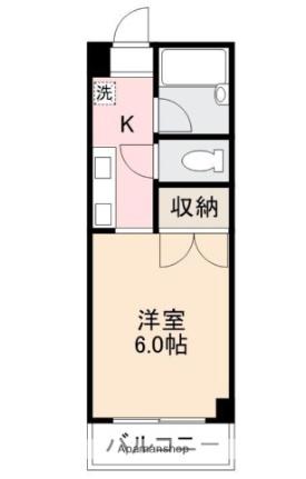 カレッジＯＺ 407｜香川県さぬき市志度(賃貸マンション1K・4階・24.00㎡)の写真 その2