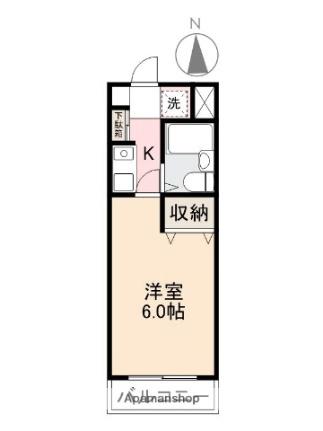 マリオン高松宮脇町　201 201｜香川県高松市宮脇町２丁目(賃貸マンション1K・2階・17.25㎡)の写真 その2