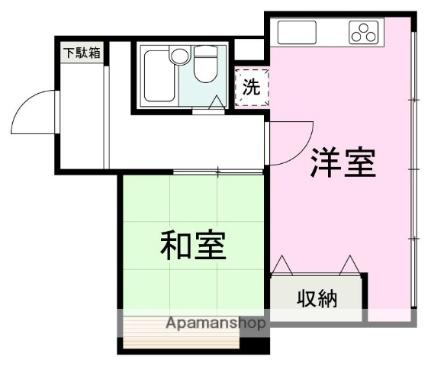 香川県高松市西宝町３丁目(賃貸マンション1DK・3階・28.70㎡)の写真 その2