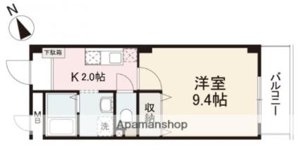 香川県高松市上之町３丁目(賃貸マンション1K・3階・32.04㎡)の写真 その2