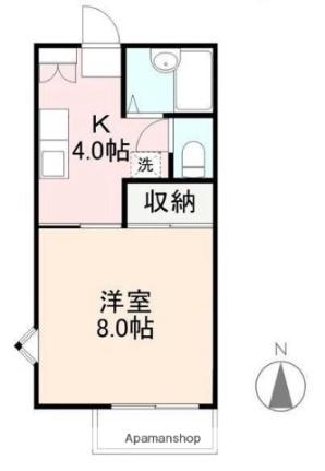 香川県高松市屋島中町(賃貸アパート1K・1階・26.50㎡)の写真 その2