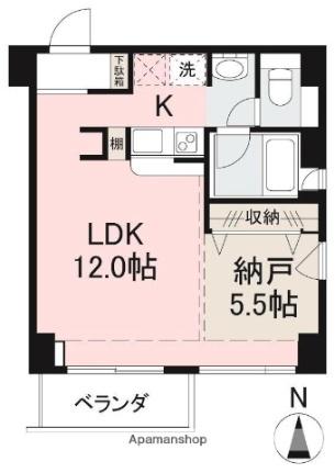 香川県高松市中央町（賃貸マンション1LDK・3階・37.23㎡） その2