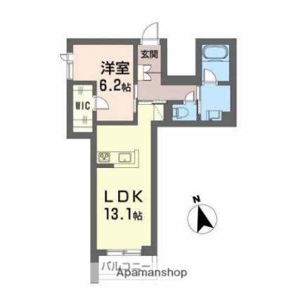 香川県高松市松縄町(賃貸マンション1LDK・2階・49.71㎡)の写真 その2