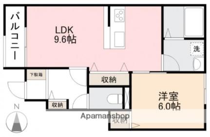 香川県高松市木太町(賃貸アパート1LDK・1階・40.68㎡)の写真 その2