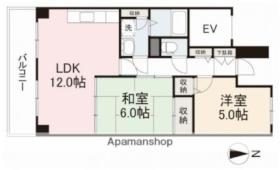 スカール牧野 503 ｜ 香川県高松市多肥下町（賃貸マンション2LDK・5階・56.98㎡） その2