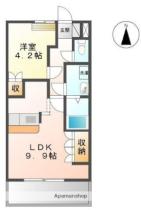 アドミレＴII 102 ｜ 香川県高松市上天神町（賃貸アパート1LDK・1階・36.00㎡） その2