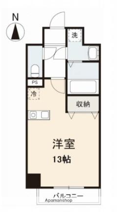 ｔｉｌｌｅｕｌ 201｜香川県高松市磨屋町(賃貸マンション1R・2階・33.88㎡)の写真 その2