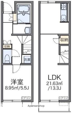 レオネクストヴィヴィエンダ林 110｜香川県高松市林町(賃貸アパート1LDK・1階・46.94㎡)の写真 その2
